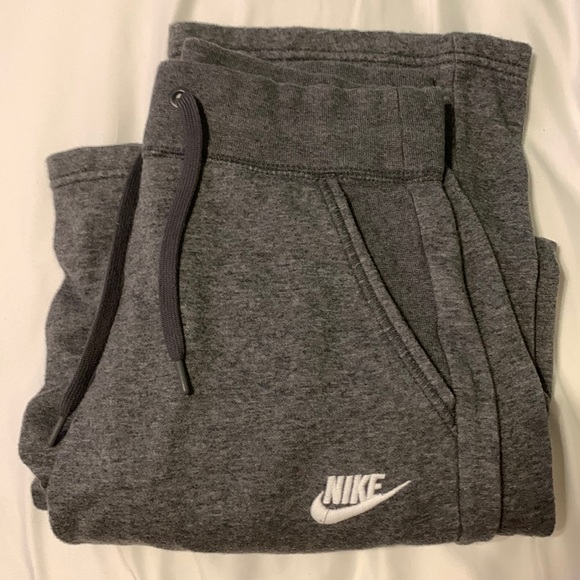 Nike Pants - Nike Dark Gray Flare Warm Ups